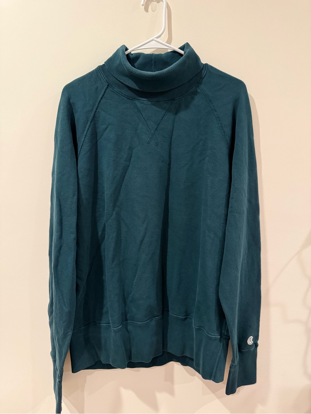 Champion Teal Green Turtleneck Sweater